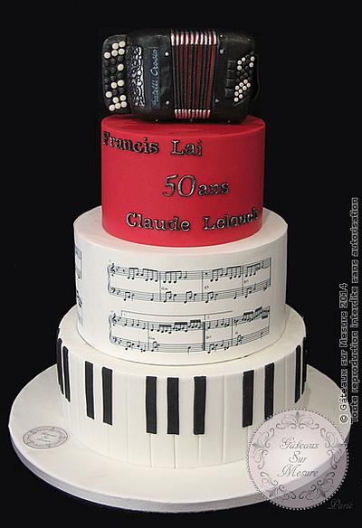 Musical Cake - Cake by Galina Duverne - Gâteaux Sur Mesure Paris