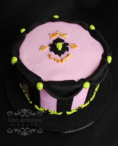 Goth Cake - Cake by Love Blossoms Cakery- Jamie Moon