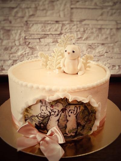 rabbit on the top - Cake by timea