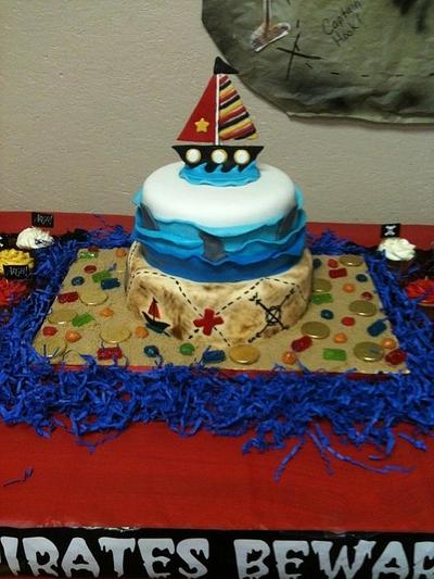 Pirate birthday cake - Cake by Ashleylavonda