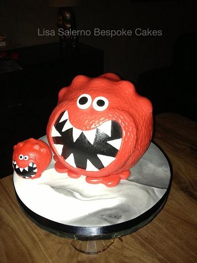 Red nose cake  - Cake by Lisa Salerno 