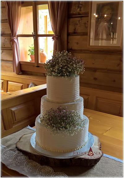 Natural wedding cake - Cake by Tortolandia