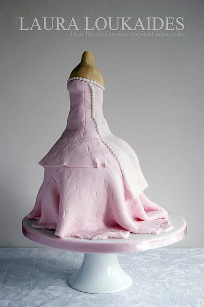 "Dior Haute Couture" Inspired Dress Cake - Cake by Laura Loukaides