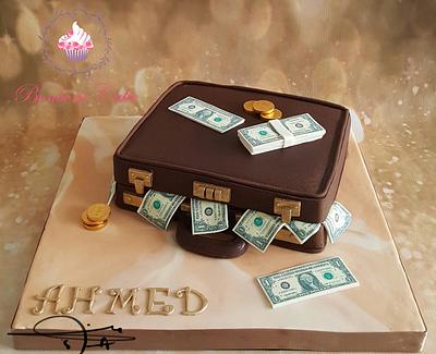 Money bag - Cake by mona ghobara/Bonboni Cake