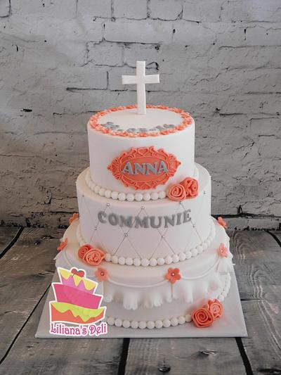 First comunion cake - Cake by Liliana Vega