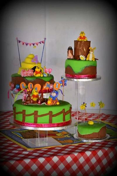 Winnie the Pooh story cake  - Cake by Marnica Cakez