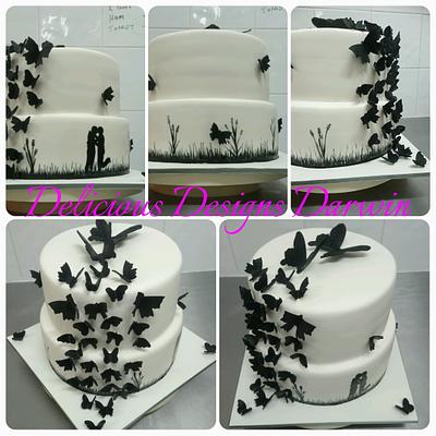 silohette cake - Cake by Delicious Designs Darwin
