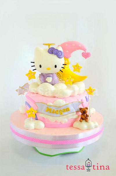 Hello Kitty Angel - Cake by tessatinacakes