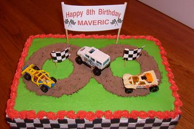 Race Track - Cake by Pamela