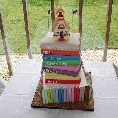School house - Cake by Melanie