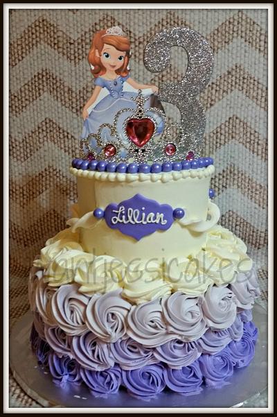 Sofia the first - Cake by Jessica Chase Avila