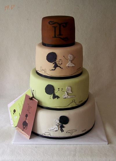 Wedding cake - Cake by AnnaCake