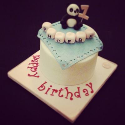 First Birthday Cake - Panda - Cake by Daisy Brydon Creations