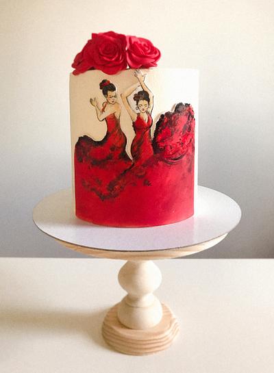 Flamenco  - Cake by Vania Trindade
