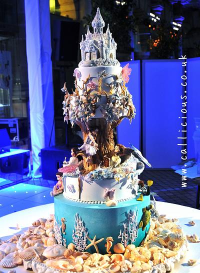 Enchanted Wedding Cake - Cake by Calli Creations