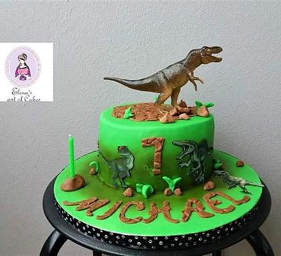 Dino cake - Cake by elenasartofcakes