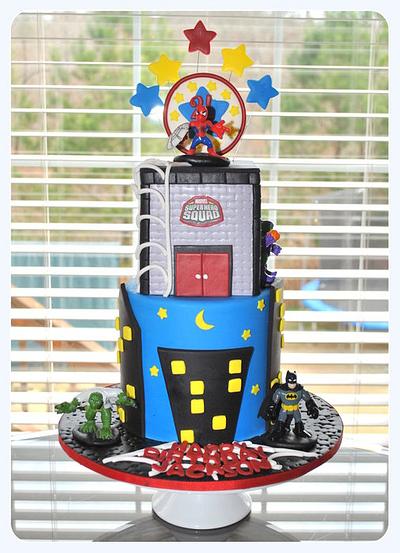Superhero Squad Cake - Cake by Hope Crocker