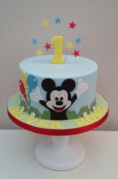 Mickey Mouse 1st Birthday - Cake by The Buttercream Pantry