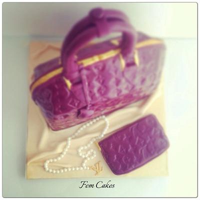 Louis Vuitton Alma bag cake - Cake by Fem Cakes