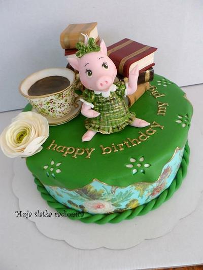 Pig vintage cake - Cake by Branka Vukcevic