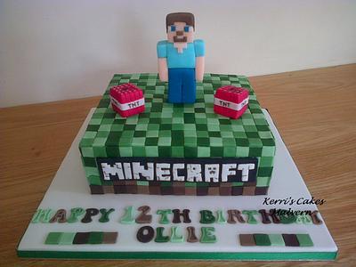 Minecraft - Cake by Kerri's Cakes