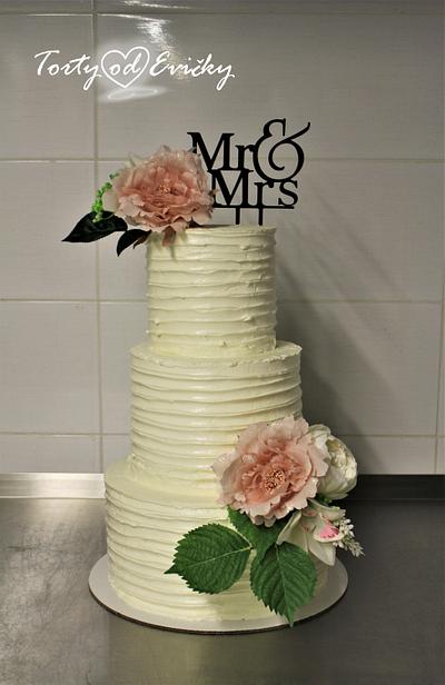 Wedding - Cake by Cakes by Evička