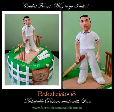 For the love of Cricket! - Cake by Bakelicious18