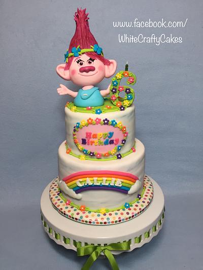 Poppy the Troll Cake - Cake by Toni (White Crafty Cakes)
