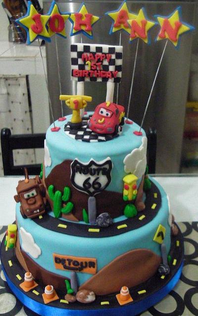 Ligntning McQueen and Mater cake - Cake by Francesca's Smiles