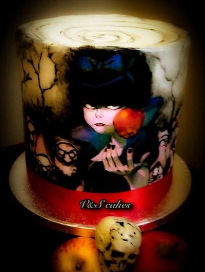 Snow white and co ready for Halloween ;D - Cake by V&S cakes
