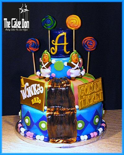 THE WILLY WONKA SWEET 16 CAKE - Cake by TheCakeDon