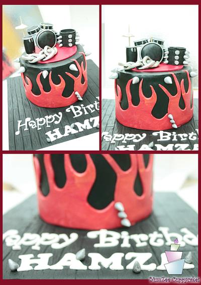 drummer cake! - Cake by YumZee_Cuppycakes
