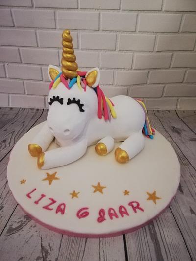 Unicorn cake - Cake by Bakmuts en zo
