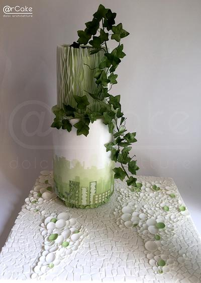 think green - acts of green collaboration - Cake by maria antonietta motta - arcake -