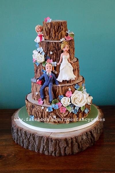 Tree wedding cake :) - Cake by Zoe's Fancy Cakes