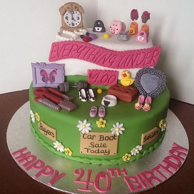 car boot cake - Cake by Tracycakescreations