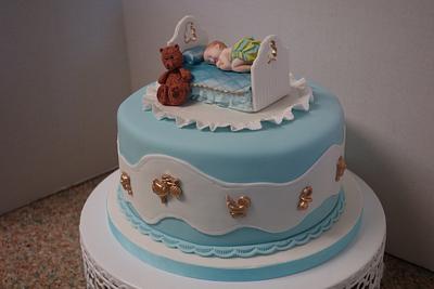 Baby shower cake - Cake by Patricia M