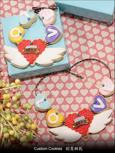 LOVE Cookies Charm - Cake by Helen Chang