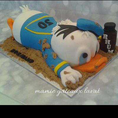 donald duck cake - Cake by Manon
