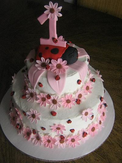 Ladybug cake - Cake by CC's Creative Cakes and more...