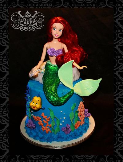 mermaid doll cake - Cake by Occasional Cakes