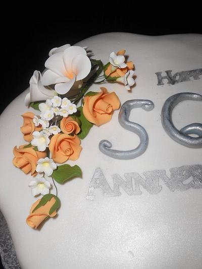 Wedding Anniversary Cake - Cake by Maria Cazarez Cakes and Sugar Art