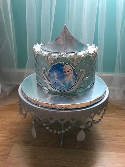 Frozen Elsa - Cake by GogasCakes