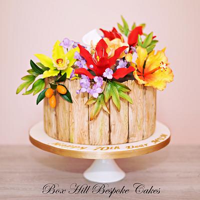 Latest flower cake - Cake by Noreen@ Box Hill Bespoke Cakes