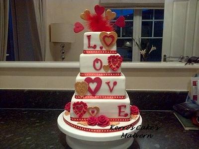 L.O.V.E - Cake by Kerri's Cakes