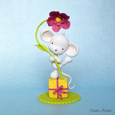 Little Mouse Topper - Cake by Crumb Avenue