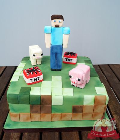 Minecraft cake - Cake by La torta di Denise