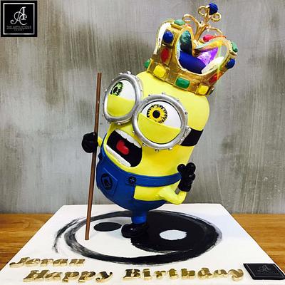 Minions bob defying cake - Cake by jimmyosaka