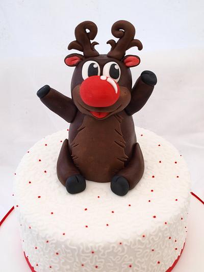 Rudolf!!!!! - Cake by Cakes By Heather Jane