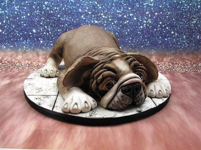 Wonderfull Bulldog - Cake by Eddy Mannak